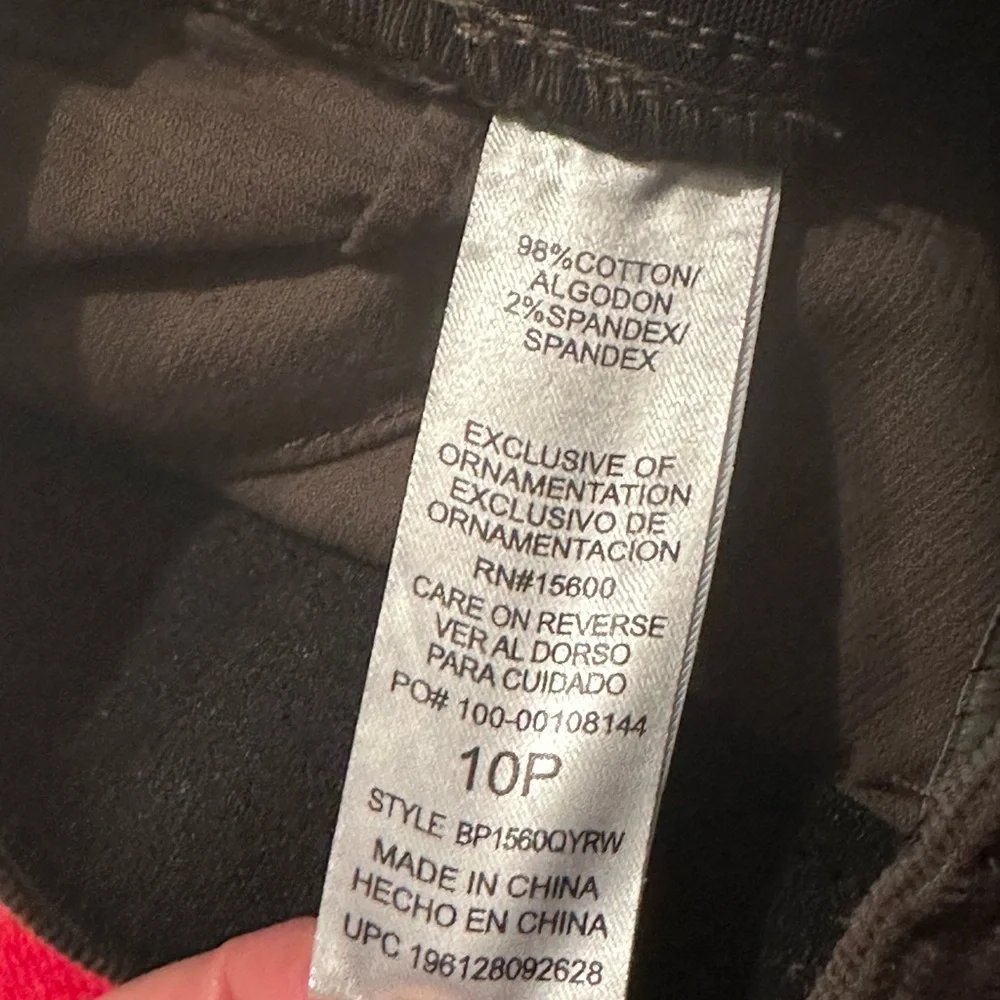 NWT Democracy "Ab"solution® Petite Corduroy Straight Leg Pants - Picture 10 of 14